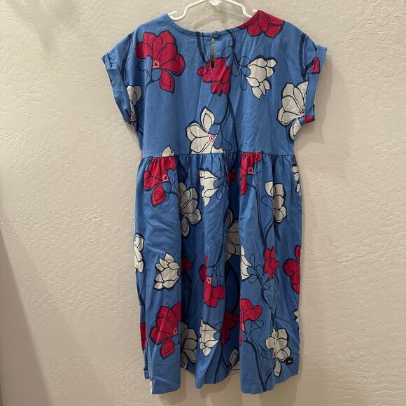 Tea Collection Blue & Pink Magnolia Dress - Picture 5 of 9